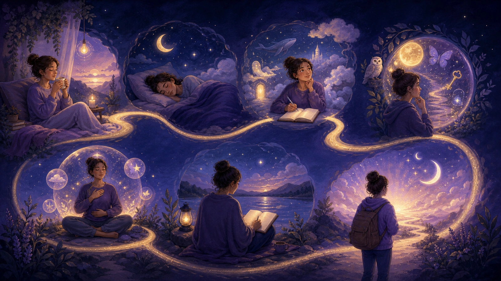 Un percorso di sette tappe verso una notte calma e consapevole